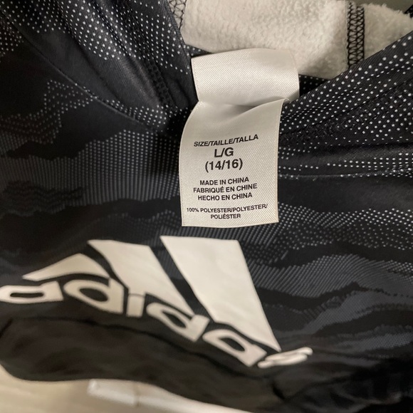 Boys Adidas Camo Hoodie - Picture 3 of 3